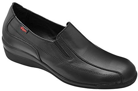 DIAN - MARTA Zapato de Uniforme con Cierres Elásticos - Negro (numeric_41)