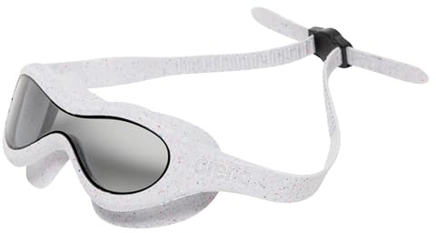 Arena Maschera da nuoto unisex per bambini, motivo ragno, grigio fumo