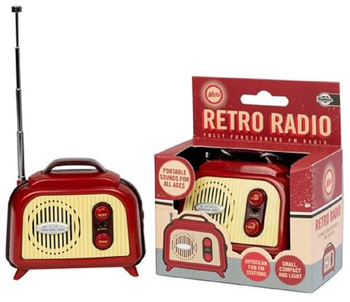 Funtime Gifts Retro Radio