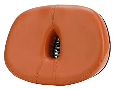 Cómodo Asiento De Bicicleta Sin Nariz Ancho Grande Suave Sillín Asiento Universal para Mujeres Hombres Sillín De Bicicleta Sin Nariz para Bicicleta Estática,Marrón