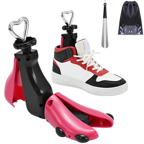 VIVEBEI Shoe Stretcher Women Men, Boot Stretcher Women Men Shoe Tree, 4-Way Adjustable Shoe Stretcher Wide Feet (Pack of 1)
