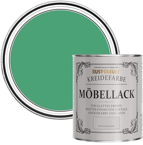 Rust-Oleum Green Upcycled Furniture Paint in Chalky Finish - Emerald Green Matt 750ml
