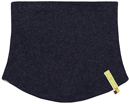 loud + proud Unisex Baby Mütze Schlupfmütze Fleece aus Bio Baumwolle, GOTS Zertifiziert 7055, Einfarbig, Gr. 37/39 (Herstellergröße: 62/68), Blau (Midnight Mi)