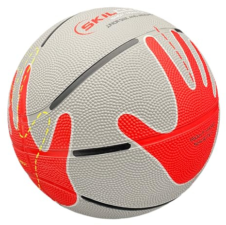 Baden Skill Shooter Pallacanestro, palla da allenamento durevole per interni ed esterni, aiuto di posizionamento preciso per mancini e destrorsi, perfetto per imparare tecniche di lancio