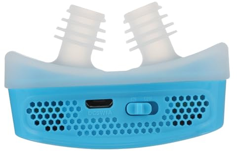 TIKODIDA Dispositivo Elettrico Antirussamento Portatile Tappo Nasale e Clip Nasale per Migliorare la Respirazione Notturna