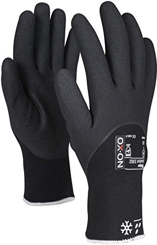 OX-ON HandschuhMan Freeze Arbeitshandschuhe Winter Gr. 7-11 Thermo gefüttert, Schnittfestigkeitsstufe B (11/XXL)