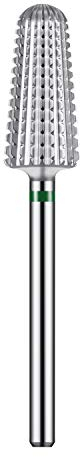 JCMaster Punta professionale a cono per Fresa per Unghie Carbide Ideale per Manicure Pedicure assottigliare il prodotto vicino alle cuticole, per rimuovere residui di gel o acrilico - Grana Coarse