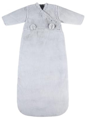 Noukie's NOUKIES - Gigoteuse Hiver 6-24 Mois (90-110 cm) - Gigoteuse TOG 2 à 3,5 - Fermeture Zippée - Polyester/Coton - Groloudoux Gris