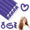 AOOWU Rizador Pelo sin Calor, 10pcs Rulos Flexibles para Rizar Pelo, Heatless Hair Curlers de Espuma Suave, Herramientas de Peinado para Cabello para Cabello Largo Medio Corto, No Daña el Pello