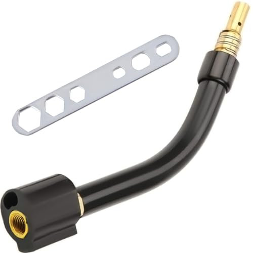 EATBALE 15AK Pistola de soldar con cuello de cisne Accesorios para pistola de soldar con cuello de antorcha para antorcha de soldadura MB15 15AK MIG/MAG con llave (1 unidad)