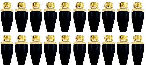 20 boquillas de goma para herramientas de aire, boquilla de compresor de aire, boquilla de soplador, pistolas, punta de goma, accesorios de compresor de aire, boquilla de aire