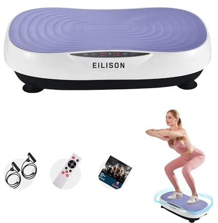 EILISON Glory - Máquina de ejercicio con placa vibratoria, equipo de plataforma de entrenamiento de vibración para todo el cuerpo, para entrenamiento en casa y viajes, pérdida de peso, tonificación y