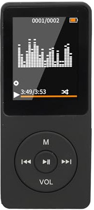 Lecteur MP3 MP4 Portable, 1,8 Pouces, Petit Son BT sans Fil, Musique, écran 128 X 160, Support Vidéo, Idéal pour L'extérieur avec Une Longue Durée de Vie de la Batterie, Prend en