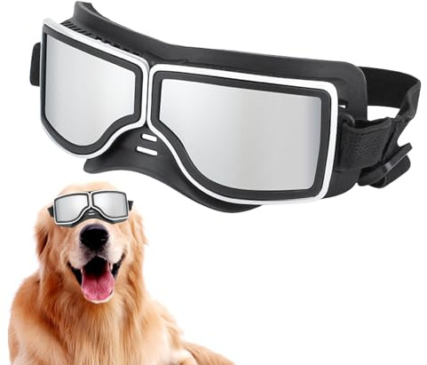 Hundglasögon | Skyddsglasögon Mot Vind & Dim,Justerbar Rem Till Mellan& Hundar