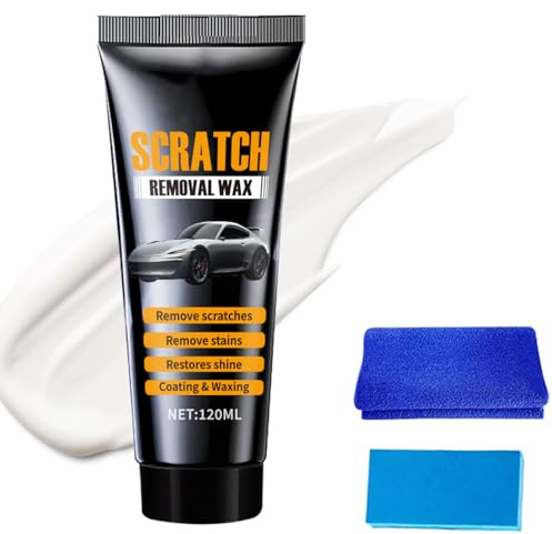 Removedor De Rayaduras Para Coche - 120ml Pulidor Para De Automóvil - Pasta Reparadora De Arañazos Para Coches,Para Restauración, Protección Exterior, Interior Y Faros
