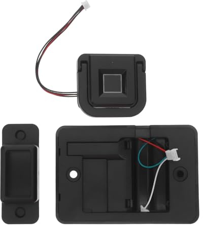 Holibanna Serrure à empreinte digitale pour armoire : système de sécurité biométrique sans clé – Installation sans perçage – Verrouillage de tiroir – Sécurité enfant pour armoires et