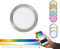 EGLO connect LED Einbauleuchte Fueva-C, Smart Home Einbaulampe, Material: Metallguss, Kunststoff, Farbe: Nickel matt, Ø: 22,5 cm, dimmbar, Weißtöne und Farben einstellbar