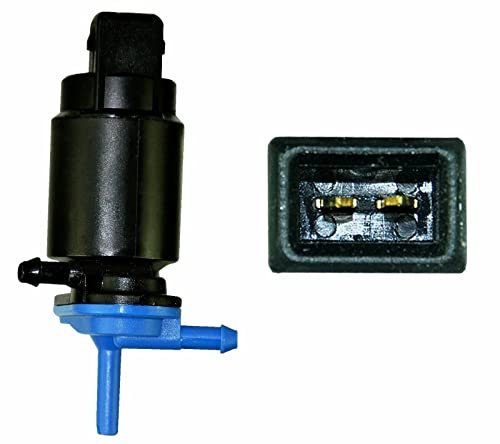 D2P Windscreen Washer Pump Replacement For Front & Rear Compatible With Fiat, Mercedes, Seat Skoda, Vauxhall Replaces 95VW17K624AA