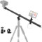 Koolehaoda Bras d'extension de trépied de 83,8 cm, bras horizontal en aluminium 2 sections avec rotation à 360 ° pour la prise de vue aérienne, photographie multi-angle, charge jusqu'à 10 kg (trépied