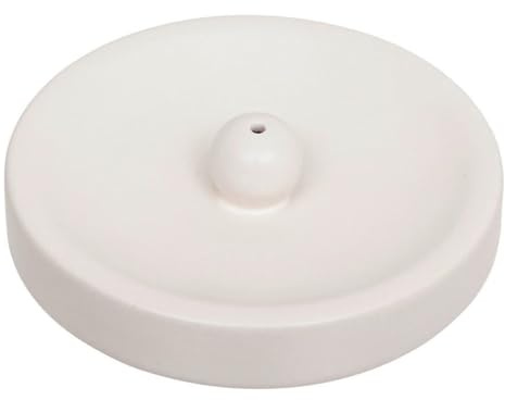 Atmosphera Créateur d'intérieur - Support d'Encens en Céramique Aby 12cm Blanc