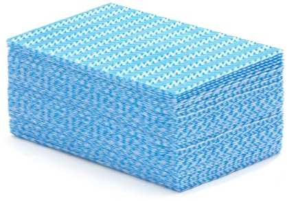 SUZZYVINE All Purpose Cloths,Blue J Cloth,Jay Cloth,Blue Cleaning Cloth,Soft and Quick-Drying can Be Used Repeatedly,Pack of 50