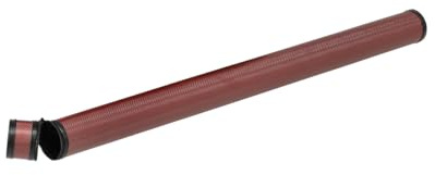 GEWA Bow Case for 2 Violin Bows - Hard Shell - YKK Zipper - Padded Interior - Red - Suitable for Space Bag Violin Case/Backpack