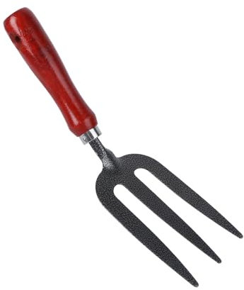 TOYANDONA Fourche de Jardinage à Dents et Outil Ergonomique pour Petits pour Fleurs et Légumes Pot