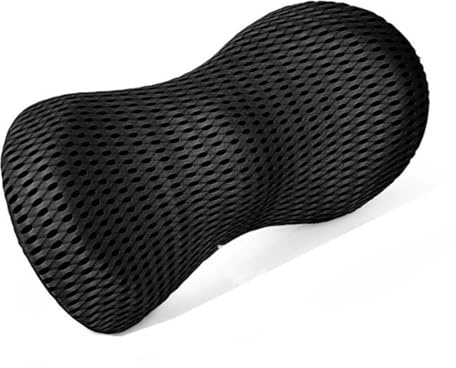 Lumbar Support Pillow for Lower Back, Ergonomic Streamline Memory Foam Lumbar Support Cushion for Office Chair and Car Seat, Back Support Pillow for Traveling, Sleeping, Resting
