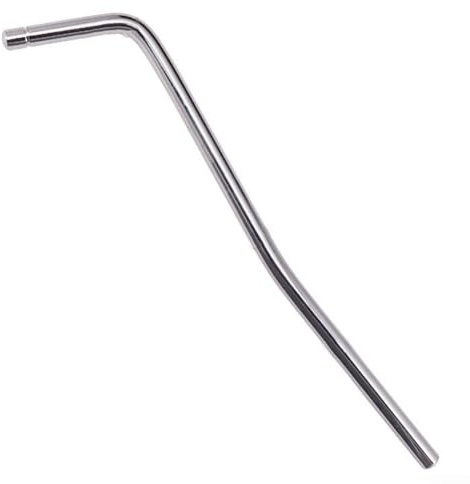 Bras de trémolo de guitare électrique de 6 mm pour barre Whammy, compatible avec pont de trémolo unique, levier à secouer en métal pour pièces de guitare électrique, SI (argenté)