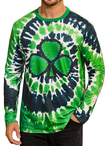 Man's Saint Patricks Day Short Sleeve Crew Neck Funny Saying Top for Festive Party Celebration Wear