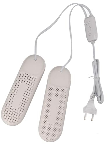 Fockety USB-Schuhtrockner, 360-Grad-Heizung, schnell trocknend, tragbarer Stiefeltrockner, Fußtrockner für die Regenzeit, Winterreisen, elektrischer Fußwärmer für (Steckdose