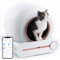 Bamboosang Self Cleaning Litter Tray: Automatic Litter Box, 65L Extra Large with APP Control & Safety Protection & Odor Removal, Closed Smart Cat Toilet with Mat for Multiple Cats