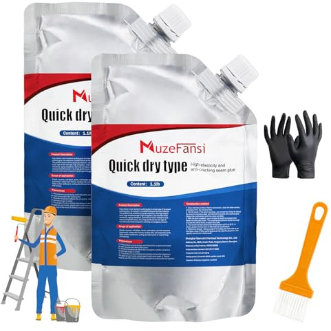 Cement Crack Sealant,Premium Concrete Crack Filler, Waterproof Repair Sealant, Weather-Resistant Caulking Glue, Quick-Drying Sealing Adhesive for Concrete(2 pcs)