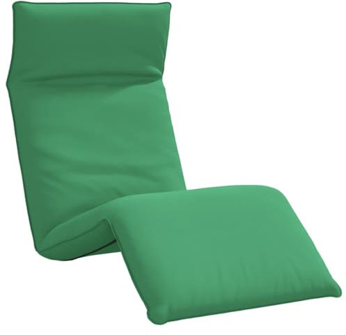 vidaXL Sonnenliege Klappbar Grün 175x54x8,5 cm Oxford-Gewebe, Sonnenbett, Liege, Bodenstuhl, Liegestuhl, Chaiselongue, Bodensessel, Relaxsessel