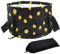 ExcellaElite Portable Foot Bath Soak Tub,15L Foldable Foot Bath Spa Bowl,Collapsible Bucket for Soaking Feet,Can Be Folded Quickly,Suitable for Camping,Washing Feet,Fishing(Lemon Black)