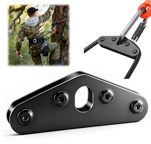 HOLIDAYMAP Saddle Hunting Accessories - 2.5mm Thick Saddle Bridge Spreader, Heavy-Duty Hip Pinch Relief Tool for Tree Saddle Hunting, 304 Stainless, Durable Tool for Saddle Hunting Hip Comfort