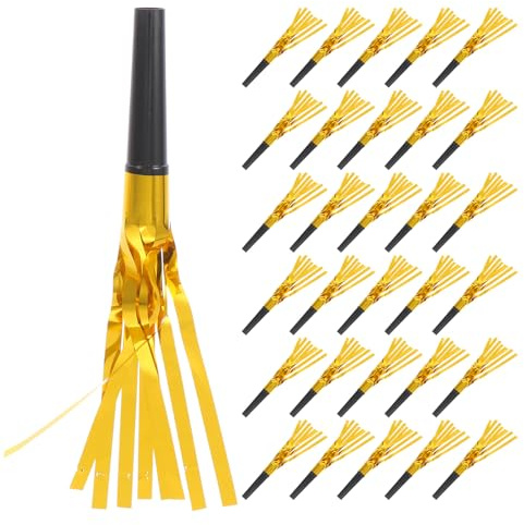 FIXOSHEE 120piezas Cuerno de Lluvia Sopladores de Cumpleaños Flecos Juguetes para Hacer Ruido para Fiestas de Cumpleaños Adultos Sopladores de Fiesta