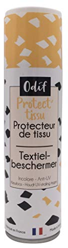 Odif – Protector de tela – Protector e impermeabilizante para tela – Transparente y anti UV – Fabricado en Francia sin ácido – Spray (250 ml)