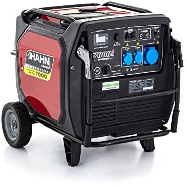 Benzin Stromerzeuger 6 kW – 4-Takt-Motor, leiser Inverter, 25L Tank, elektrischer Start, 230V – Vielseitig für empfindliche Geräte und leistungsstarke Maschinen, 96 dB/A