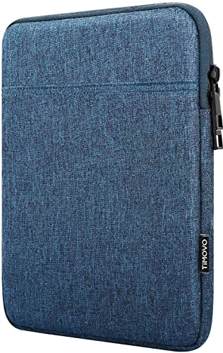 TiMOVO 8-9 Zoll Tablet-Tasche Hülle für All-New iPad mini 7 (A17 Pro, 2024), iPad mini 6 (8.3-Zoll, 2021), iPad mini 5/4/3/2/1, Tragbare Schutztasche mit Taschen für iPad mini, Blau