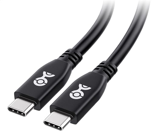 Cable Matters USB4 Kabel mit 40Gbps Daten, 8K Video und 240W Ladeleistung in 0,3 Meter - USB 4 Kabel voll kompatibel mit USB C, Thunderbolt 3 und Thunderbolt 4