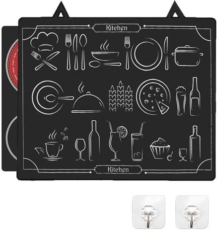 Herdabdeckplatte Abdeckung 62x53cm, Faltbare Naturkautschuk Platte Induktion Schutzmatte, Induktionskochfeld Abdeckung, Hitzebeständig, Kratzfest, Rutschfest Elektroherdabdeckung (02)