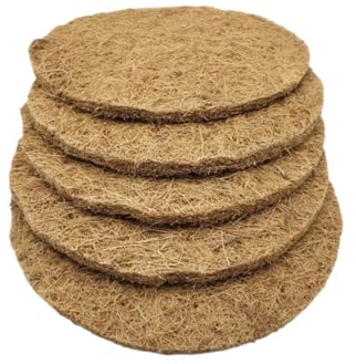 WOONEKY 15pièces Nids Œufs De Pigeon Fibre Naturelle Tapis pour Pigeons Fournitures pour Tapis pour Oiseaux Reproducteurs
