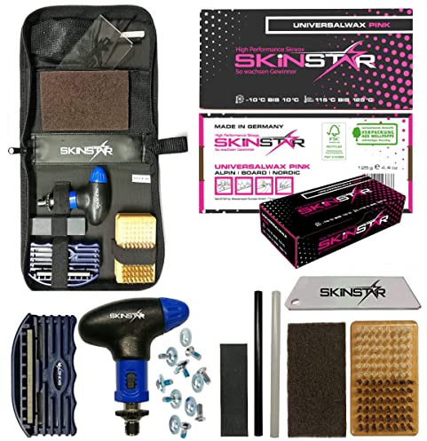 SkinStar Reparatur Tool Deluxe Tune Tuning Kit Snowboard Universal Wax