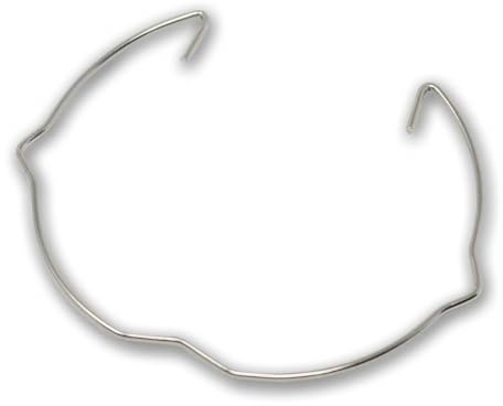 world-trading-net - 5er Set Haltering Rund für Decken-Einbauleuchten, Ø 51mm, Sprengring Halter für MR16/GU10 Spots