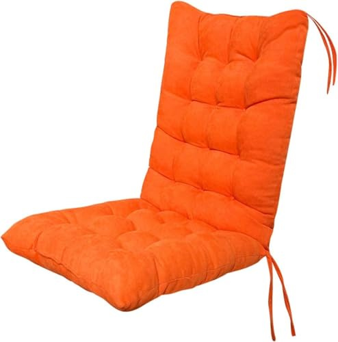 Eivdru Coussin pour chaise de jardin, 45 x 100 cm, Coussin avec dossier pour fauteuil, coussins de siège doux, Coussin avec dossier pour chaises de terrasse