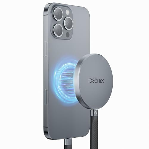 iDsonix SSD Externo 512GB, Magnético Portátil SSD, USB3.2 Gen2x2, Lectura de hasta 2000 MB/s y Escritura de 1800 MB/s, Disco Duro Sólido Externo para iPhone 15 Series, PS5, Android, Xbox, Mac, PC