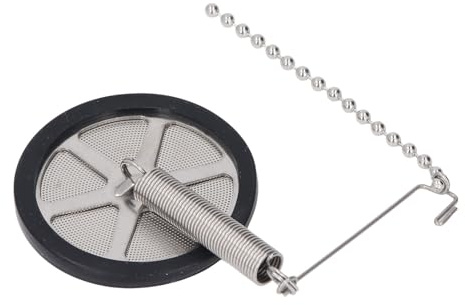 Jopwkuin Hållbart Rostfritt Stål Siphon Coffee Filter Cleaner Brew för Siphon Coffee Maker Lovers 1,9 Tum