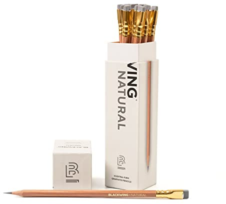 Blackwing Natural Pencils, Premium Box of 12