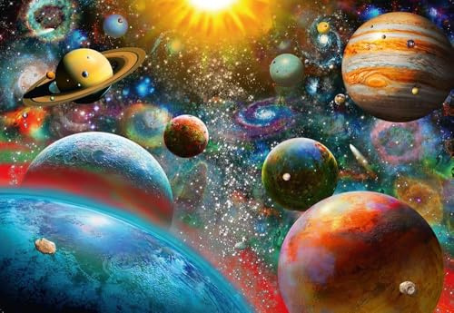 Ravensburger Planetary Vision in Space - 1000 Piece Jigsaw Puzzles for Adults and Kids Age 12 Years Up